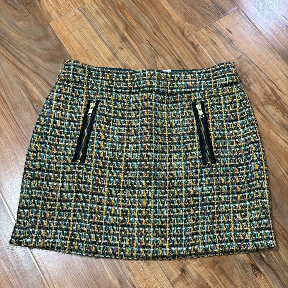 J. Crew Multi Color Tweed Mini
